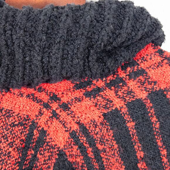 Steve Madden Women’s Poncho Western Cowboycore Plaid Fringe Festival Vibe OS - Picture 5 of 9